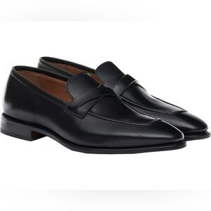 Moral Code | Mens Donald Driver Black Passion Leather Loafer